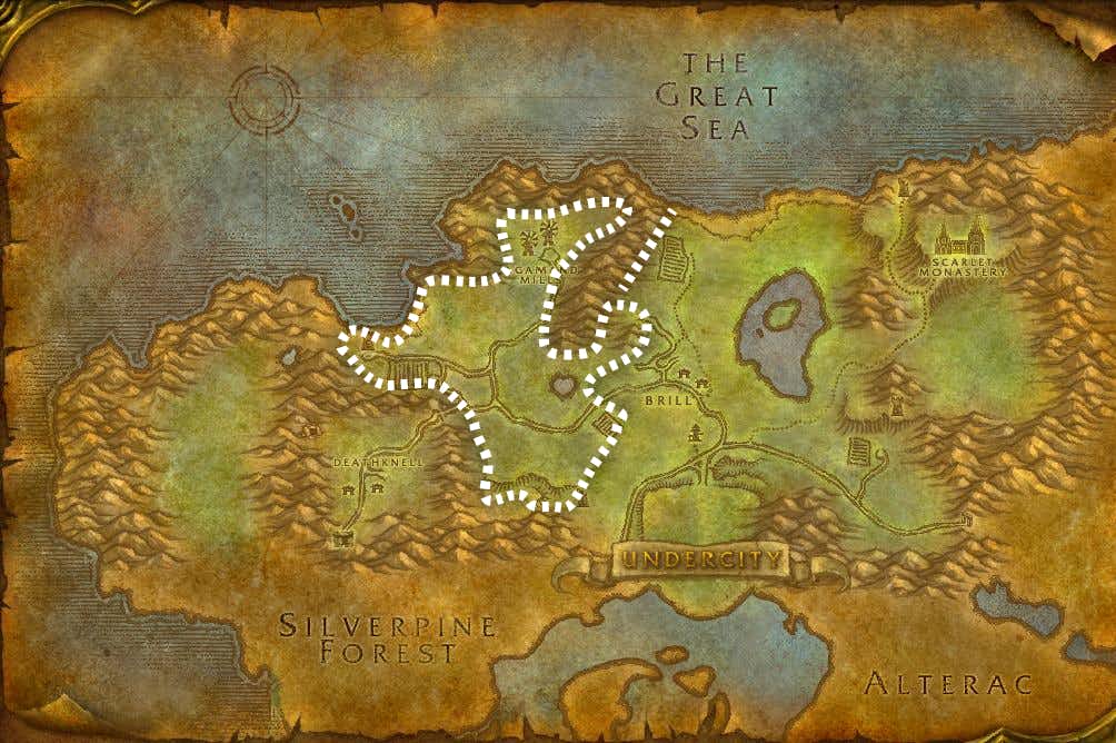 Tirisfal Glades Mining Leveling Route
