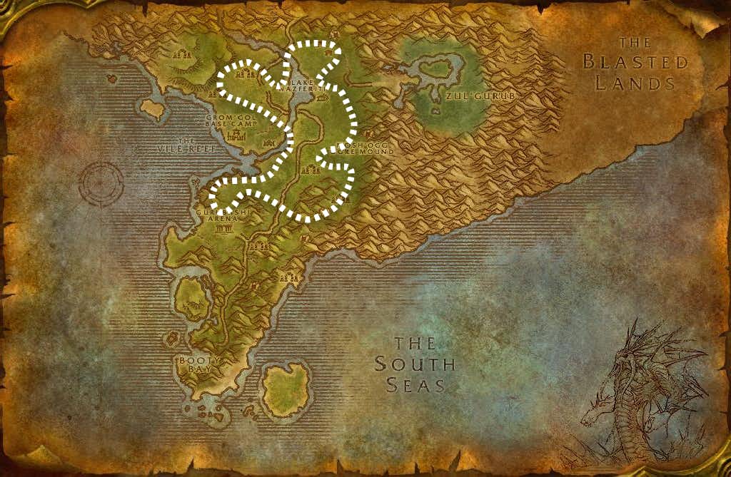 Stranglethorn Vale Herbalism Leveling Route