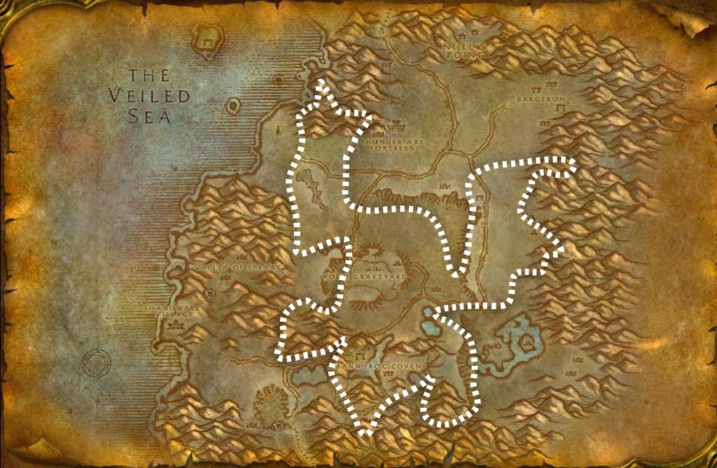 Desolace&nbsp;Mining Leveling Route